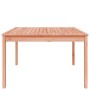 Mesa de jardín madera maciza abeto de Douglas 121x82,5x76 cm de vidaXL, Mesas de jardín - Ref: Foro24-823974, Precio: 101,72 ...