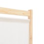 Biombo divisor de 6 paneles de tela color crema 240x170x4 cm de vidaXL, Divisores de ambientes - Ref: Foro24-248174, Precio: ...