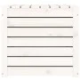 Baúl de jardín madera maciza de pino blanco 101x50,5x46,5 cm de vidaXL, Cajas de almacenaje para exteriores - Ref: Foro24-823...
