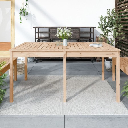 Mesa de jardín madera maciza de pino 159,5x82,5x76 cm de vidaXL, Mesas de jardín - Ref: Foro24-823976, Precio: 110,84 €, Desc...