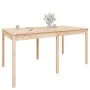 Mesa de jardín madera maciza de pino 159,5x82,5x76 cm de vidaXL, Mesas de jardín - Ref: Foro24-823976, Precio: 109,42 €, Desc...