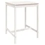 Mesa de jardín madera maciza pino blanco 82,5x82,5x110 cm de vidaXL, Mesas de jardín - Ref: Foro24-824082, Precio: 77,71 €, D...