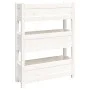 Jardinera de madera maciza de pino blanco 77x25x104,5 cm de vidaXL, Maceteros y jardineras - Ref: Foro24-823935, Precio: 95,8...