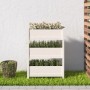 Jardinera de madera maciza de pino blanco 77x25x104,5 cm de vidaXL, Maceteros y jardineras - Ref: Foro24-823935, Precio: 97,5...