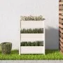 Jardinera de madera maciza de pino blanco 77x25x104,5 cm de vidaXL, Maceteros y jardineras - Ref: Foro24-823935, Precio: 95,8...
