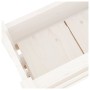 Jardinera de madera maciza de pino blanco 77x25x104,5 cm de vidaXL, Maceteros y jardineras - Ref: Foro24-823935, Precio: 97,5...