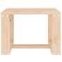 Mesa auxiliar de jardín madera maciza de pino 40x38x28,5 cm en Mesas de jardín | Comprar online en Foru.es