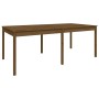 Mesa de jardín madera maciza pino marrón miel 203,5x100x76 cm de vidaXL, Mesas de jardín - Ref: Foro24-823986, Precio: 188,25...