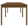 Mesa de jardín madera maciza pino marrón miel 203,5x100x76 cm de vidaXL, Mesas de jardín - Ref: Foro24-823986, Precio: 188,25...