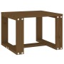 Mesa auxiliar de jardín madera pino marrón miel 40x38x28,5 cm en Mesas de jardín | Comprar online en Foru.es