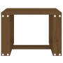 Mesa auxiliar de jardín madera pino marrón miel 40x38x28,5 cm en Mesas de jardín | Comprar online en Foru.es