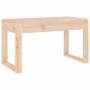 Banco de jardín madera maciza de pino 80x38x45 cm en Bancos de jardín | Comprar online en Foru.es