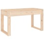 Banco de jardín madera maciza de pino 80x38x45 cm en Bancos de jardín | Comprar online en Foru.es