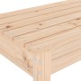 Banco de jardín madera maciza de pino 80x38x45 cm en Bancos de jardín | Comprar online en Foru.es