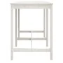Mesa de jardín madera maciza pino blanco 159,5x82,5x110 cm de vidaXL, Mesas de jardín - Ref: Foro24-824096, Precio: 127,13 €,...