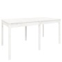 Mesa de jardín madera maciza pino blanco 159,5x82,5x76 cm de vidaXL, Mesas de jardín - Ref: Foro24-823977, Precio: 160,10 €, ...