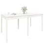 Mesa de jardín madera maciza pino blanco 159,5x82,5x76 cm de vidaXL, Mesas de jardín - Ref: Foro24-823977, Precio: 160,10 €, ...