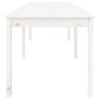Mesa de jardín madera maciza pino blanco 159,5x82,5x76 cm de vidaXL, Mesas de jardín - Ref: Foro24-823977, Precio: 160,10 €, ...