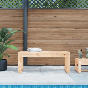 Banco de jardín madera maciza de pino 110x38x45 cm en Bancos de jardín | Comprar online en Foru.es