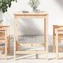 Mesa de jardín madera maciza de pino 82,5x82,5x110 cm de vidaXL, Mesas de jardín - Ref: Foro24-824081, Precio: 65,38 €, Descu...