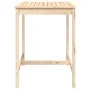 Mesa de jardín madera maciza de pino 82,5x82,5x110 cm de vidaXL, Mesas de jardín - Ref: Foro24-824081, Precio: 65,38 €, Descu...