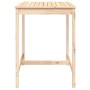 Mesa de jardín madera maciza de pino 82,5x82,5x110 cm de vidaXL, Mesas de jardín - Ref: Foro24-824081, Precio: 67,83 €, Descu...