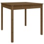 Mesa de jardín madera maciza pino marrón miel 82,5x82,5x76 cm de vidaXL, Mesas de jardín - Ref: Foro24-823965, Precio: 88,05 ...