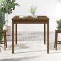 Mesa de jardín madera maciza pino marrón miel 82,5x82,5x76 cm de vidaXL, Mesas de jardín - Ref: Foro24-823965, Precio: 88,05 ...