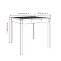 Mesa de jardín madera maciza pino marrón miel 82,5x82,5x76 cm de vidaXL, Mesas de jardín - Ref: Foro24-823965, Precio: 86,95 ...