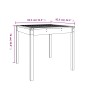 Mesa de jardín madera maciza pino marrón miel 82,5x82,5x76 cm de vidaXL, Mesas de jardín - Ref: Foro24-823965, Precio: 88,05 ...