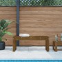 Banco de jardín madera maciza de pino marrón miel 110x38x45 cm en Bancos de jardín | Comprar online en Foru.es