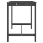 Mesa de jardín madera maciza pino gris 121x82,5x110 cm de vidaXL, Mesas de jardín - Ref: Foro24-824090, Precio: 117,61 €, Des...