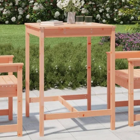 Mesa de jardín madera maciza Douglas 82,5x82,5x110 cm de vidaXL, Mesas de jardín - Ref: Foro24-824086, Precio: 68,75 €, Descu...