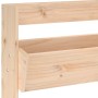 Jardinera de pared 3 niveles madera maciza pino 60x18,5x110 cm en Macetas y jardineras | Comprar online en Foru.es