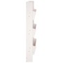 Jardinera de pared 3 niveles madera pino blanco 60x18,5x110 cm en Macetas y jardineras | Comprar online en Foru.es