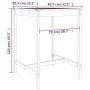 Mesa de jardín madera maciza Douglas 82,5x82,5x110 cm de vidaXL, Mesas de jardín - Ref: Foro24-824086, Precio: 68,75 €, Descu...