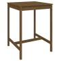 Mesa de jardín madera maciza pino marrón miel 82,5x82,5x110 cm de vidaXL, Mesas de jardín - Ref: Foro24-824084, Precio: 82,50...