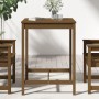 Mesa de jardín madera maciza pino marrón miel 82,5x82,5x110 cm de vidaXL, Mesas de jardín - Ref: Foro24-824084, Precio: 82,50...