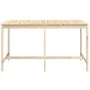 Mesa de jardín madera maciza de pino 203,5x90x110 cm de vidaXL, Mesas de jardín - Ref: Foro24-824102, Precio: 124,92 €, Descu...