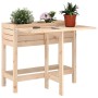 Jardinera con tapa plegable madera maciza de pino en Macetas y jardineras | Comprar online en Foru.es