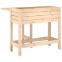 Jardinera con tapa plegable madera maciza de pino en Macetas y jardineras | Comprar online en Foru.es