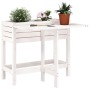 Jardinera con tapa plegable madera maciza de pino blanca en Macetas y jardineras | Comprar online en Foru.es