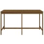 Mesa de jardín madera maciza pino marrón miel 203,5x90x110 cm de vidaXL, Mesas de jardín - Ref: Foro24-824105, Precio: 151,37...