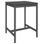 Mesa de jardín madera maciza pino gris 82,5x82,5x110 cm de vidaXL, Mesas de jardín - Ref: Foro24-824083, Precio: 97,08 €, Des...