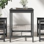 Mesa de jardín madera maciza pino gris 82,5x82,5x110 cm de vidaXL, Mesas de jardín - Ref: Foro24-824083, Precio: 98,22 €, Des...