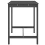 Mesa de jardín madera maciza pino gris 82,5x82,5x110 cm de vidaXL, Mesas de jardín - Ref: Foro24-824083, Precio: 98,22 €, Des...