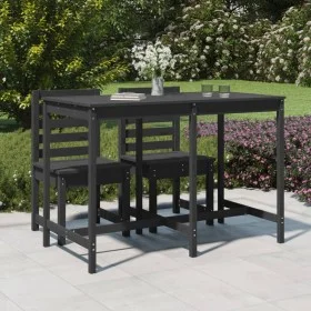 Mesa de jardín madera maciza pino gris 159,5x82,5x110 cm de vidaXL, Mesas de jardín - Ref: Foro24-824097, Precio: 127,13 €, D...