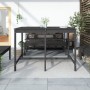Mesa de jardín madera maciza pino gris 159,5x82,5x110 cm de vidaXL, Mesas de jardín - Ref: Foro24-824097, Precio: 128,32 €, D...