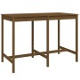 Mesa de jardín madera maciza pino marrón miel 159,5x82,5x110 cm de vidaXL, Mesas de jardín - Ref: Foro24-824098, Precio: 128,...