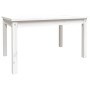 Mesa de jardín madera maciza de pino blanco 82,5x50,5x45 cm de vidaXL, Mesas de jardín - Ref: Foro24-824114, Precio: 54,34 €,...